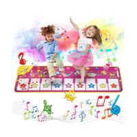 Tapis Musical Enfant Jouet ,Tapis de Piano Musical de Bébés Filles Garçons 3 à 8 Ans,Éducation précoce Cadeaux éducatifs Interactifs