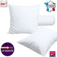 Protège taie carrée 65 x 65 cm molleton 100% coton - Made in France