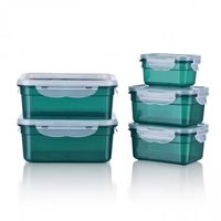 5 Lunch Box - Venteo - Vert - Adulte - Couvercle souple en silicone