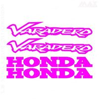 4 stickers VARADERO – FUSHIA – sticker HONDA 125 1000 XL V - HON412