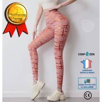 Pantalon de yoga CONFO® nude - taille haute - stretch - séchage rapide - rose