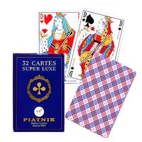 Jeu de 32 cartes - PIATNIK - Cartes françaises - Super Luxe