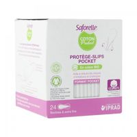 Saforelle Protections Protège-Slips Pocket en Coton Bio 24 unités