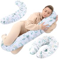 Oreiller d'allaitement xxl oreiller dormeur latéral - Coton Oreiller de grossesse de positionnement adultes Animaux aquatiques