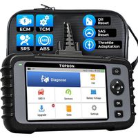 TOPDON ArtiDiag500 Outil de Diagnostic Auto OBD2 Scanner pour Moteur Transmission ABS SRS Lecteur de Code AutoVIN en français
