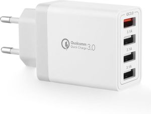 fr USB Charge rapide rapide 4 ports LED Chargeur de téléphone Adaptateur secteur fr USB Charge rapide rapide 4 ports LED Chargeur de téléphone Adaptateur secteur
