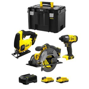 STANLEY Lot De 100 Forets Et Accessoires Hex Sur Métal Et Plastique - Coffret Complet Bricolage