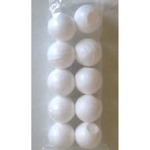Assortiment de 30 boules en polystyrène - Créalia - Supports Polystyrène