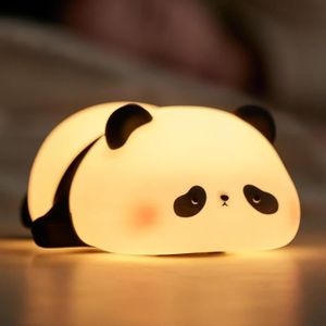 VEILLEUSE BÉBÉ Veilleuse Panda Pour Enfants - CHICHENG - 3 Modes Luminosité - Rechargeable - Temporisée