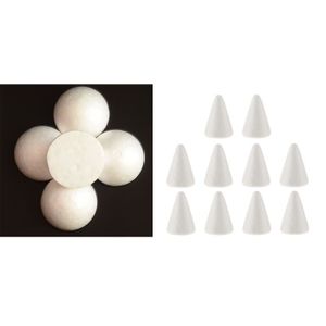 P Prettyia 30 Pi/èces Boule en Mousse Polystyr/ène Forme Citrouille dhalloween pour Bricolage Artisanat DIY F/ête Anniversaire