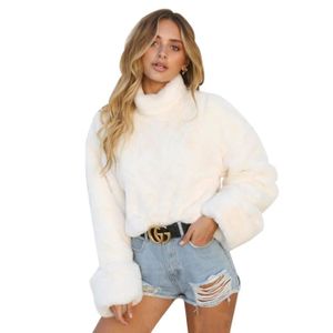 Pull en fourrure femme Clearance