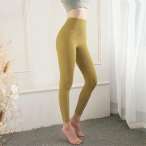 PANTALON DE SPORT Pantalon de yoga moulant taille haute pour femme - vert doux pour la peau