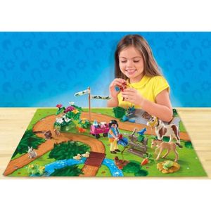 UNIVERS MINIATURE PLAYMOBIL 9331 - Play Map - Country - Cavaliers et