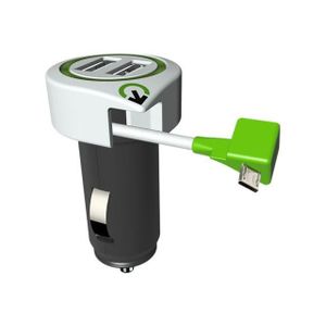 Keenso Prise Allume-cigare 12V Double Chargeur USB et Répartiteur de Prise  USB pour Motos Voitures et Camions Universelle - Cdiscount Auto