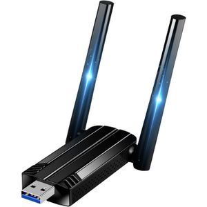 CLE WIFI - 3G Clé WiFi Puissante AC1300 Mbps, Cle WiFi USB 3.0 Double Bande, 2.4G-5.8GHz Adaptateurs USB Clé WiFi pour A25
