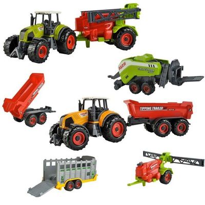 Hyrenee Véhicules de Tracteur agricole - Remorque de Tracteur avec poignée Ronde - Épandeur d'engrais avec Balle de Lait - Jouets agricoles pour garçons et Enfants Hyrenee Véhicules de Tracteur agricole - Remorque de Tracteur avec poignée Ronde - Épandeur d'engrais avec Balle de Lait - Jouets agricoles pour garçons et Enfants