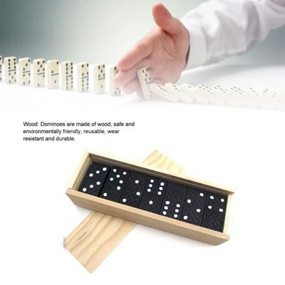 Jeu de 28 dominos en braille et magnétique avec chiffres agrandis