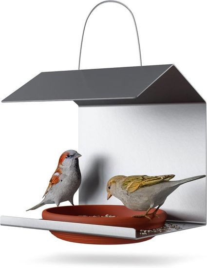 Mangeoire à Oiseaux Suspendue - Grande Capacité, Résistante Aux Intempéries Pour Jardin