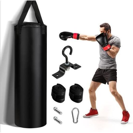 Stand de boxe de marque Gymax avec sac lourd et sac de vitesse, rack à sacs  de sable pour gymnase à domicile.