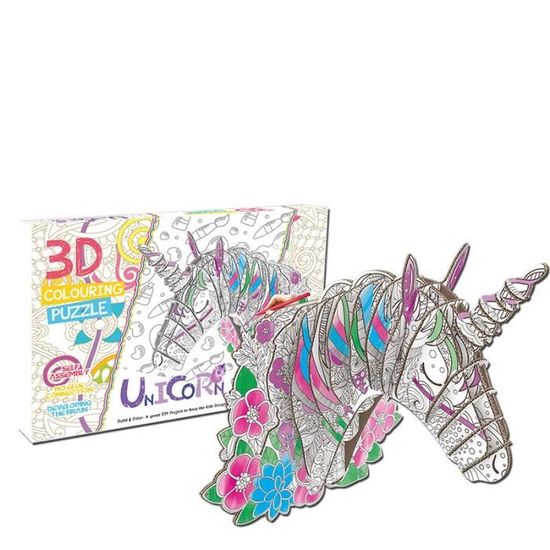 Puzzle à Colorier 3D, Jouet Fille 8 9 10 11 12 Ans, Loisirs créatifs, Jeux  Puzzle, 7-12 an Bricolage Enfant Cadeaux A246 - Cdiscount Jeux - Jouets