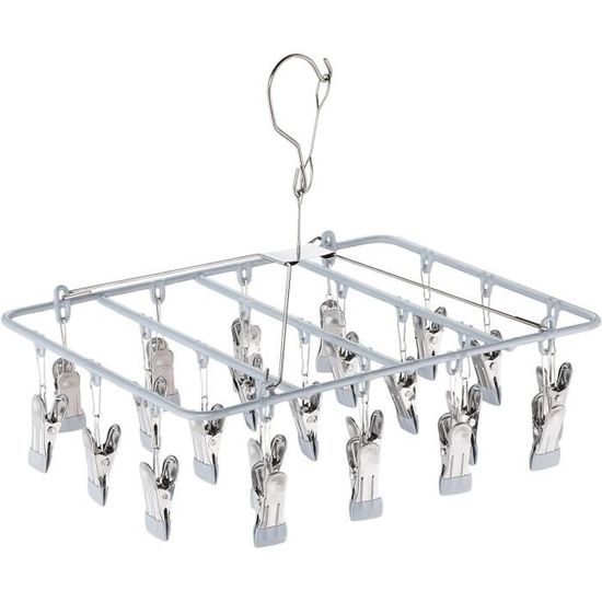 Relaxdays Pinces à Linge En Acier Inoxydable, Lot De 80, Résistantes