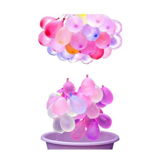 222 Pcs Ballons D'eau, Bombe a Eau Ballon, à fermeture automatique, réutilisables,avec raccords de robinet,Remplissage Rapide Water - Jeux - Jouets