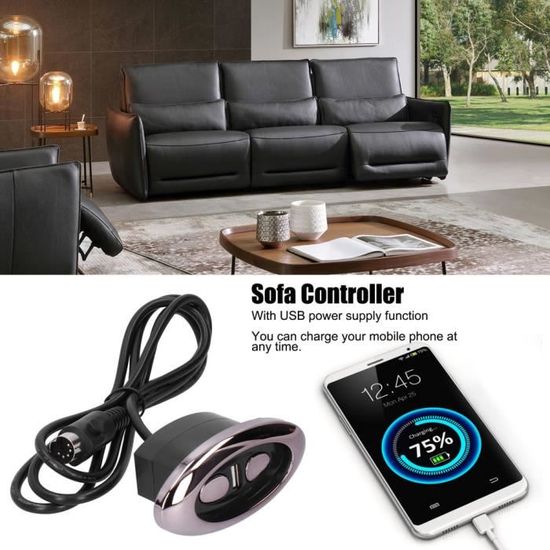 Télécommande Pour Canapé Électrique - Connecteur 8 Broches, Compatible Okin, Dewert, Limoss