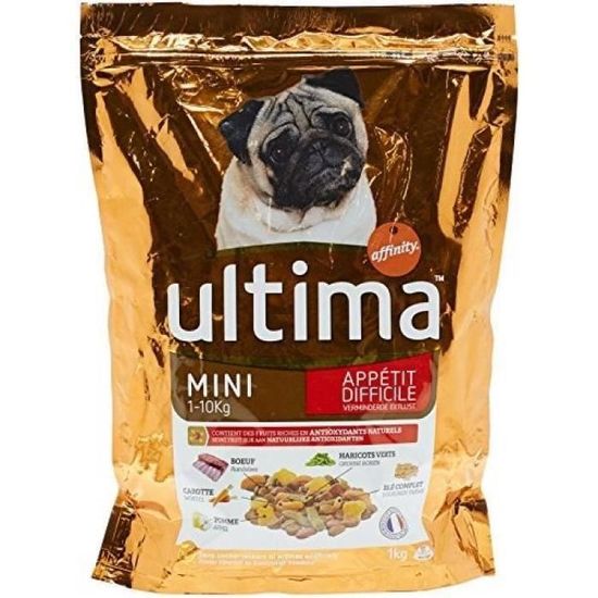 ULTIMA Croquettes - Pour chien - 1 kg (Lot de 3)