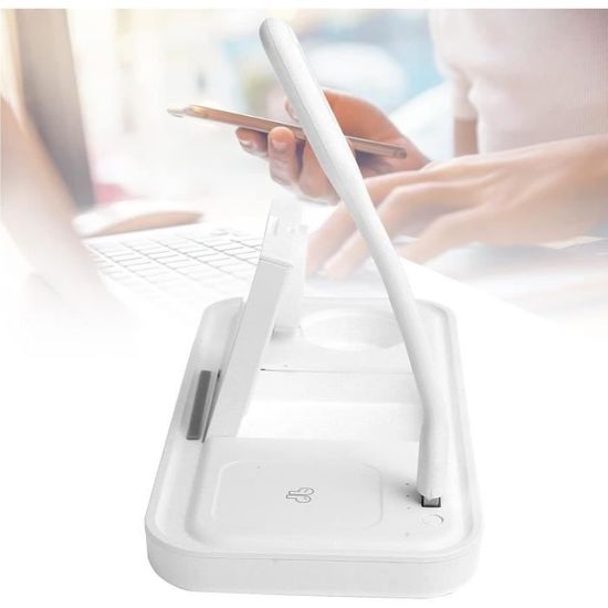 Support De Charge Sans Fil Qi 30W Rapide - Station Bureau Pour S6 Et Téléphones