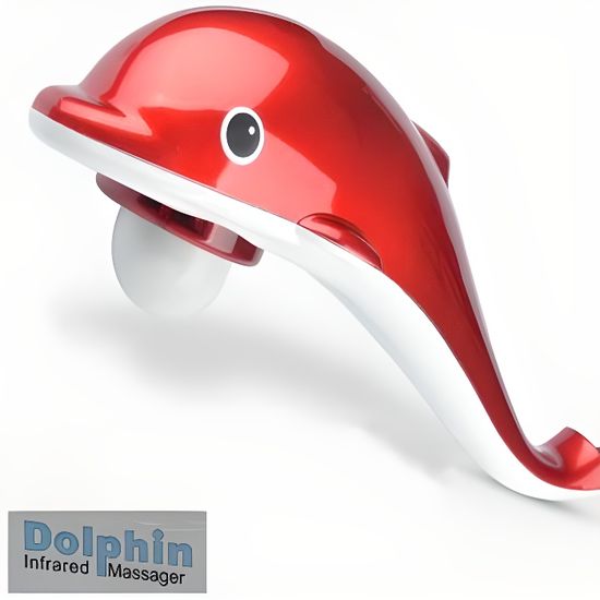 Appareil De Massage Manuel - DOLPHIN - Masseur Dauphin rouge anti-cellulite - Massages