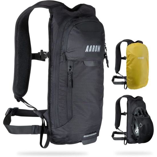 Mouteenoo Sac à Dos Vélo VTT - Hydratation 3L, Ordinateur 15" - Confortable Pour Hommes Et Femmes