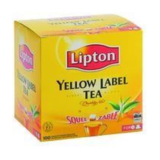 Thé Lipton Yellow infusette - boîte de 100 - Cdiscount Au quotidien