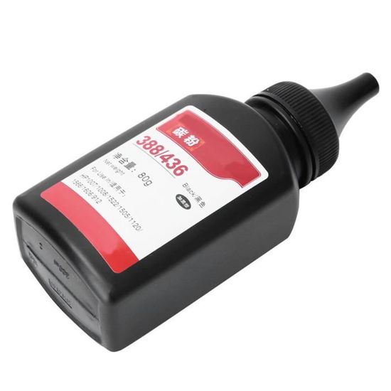 Poudre De Toner Recharge Imprimante 80g - Compatible HP P1007, P1108, Canon LBP3250… - Rendement Environ 2000 Pages - 2