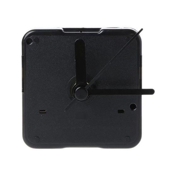 Kit Mécanisme Horloge Murale Quartz Noir - Mouvement Complet Avec Aiguilles Pour DIY Décoration Maison