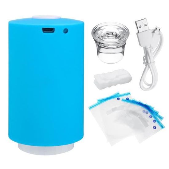 Pompe à Air électrique Rechargeable - Gonfleur/défleur Automatique Pour Ballons, Matelas, Sacs Sous Vide - 5 Buses