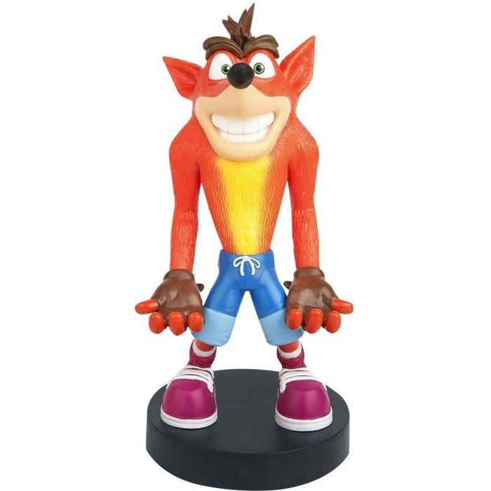 Crash Bandicoot Action Figure Jouet Modèle Téléphone ou Manette Support PVC Figurine