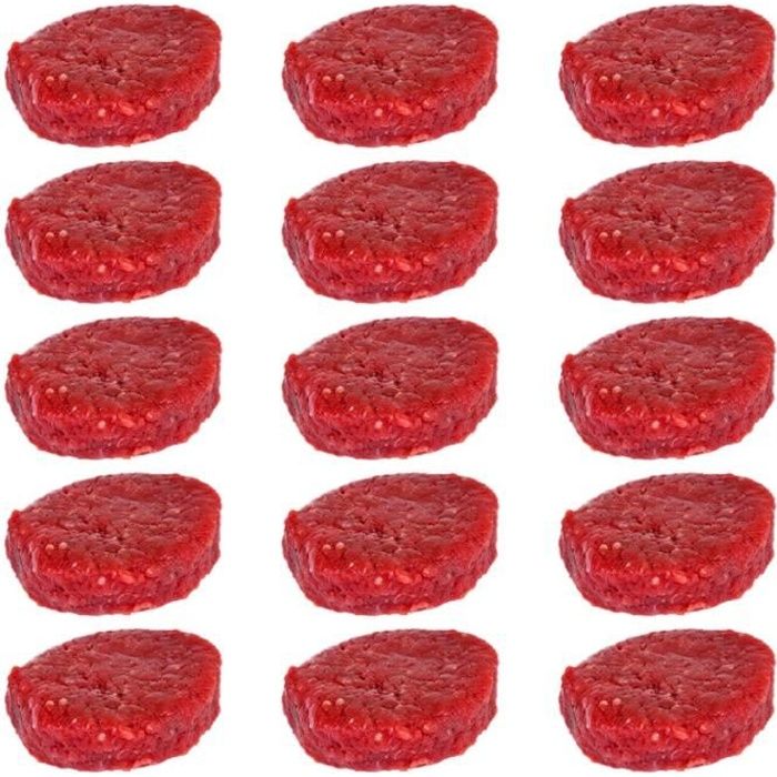 Steaks hachés spécial Burger - 3 × 5 steaks hachés ronds pur boeuf pour hamburger maison - Viande Bovine origine France