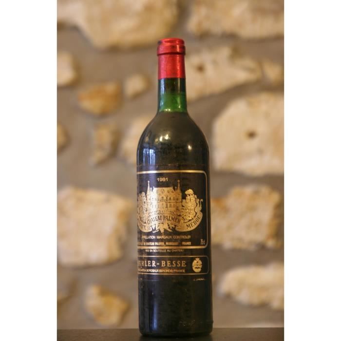 Margaux,rouge,Château Palmer 1981 Rouge