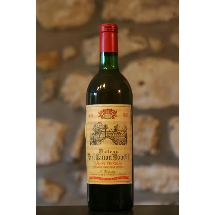 Vin rouge, Château Vrai Canon Bouche 1970 Rouge