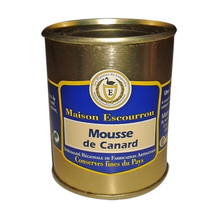 Mousse de Canard parfumée à l'Armagnac une des spécialités de la Maison Escourrou. Servir frois en entrée sur un nide de salade par