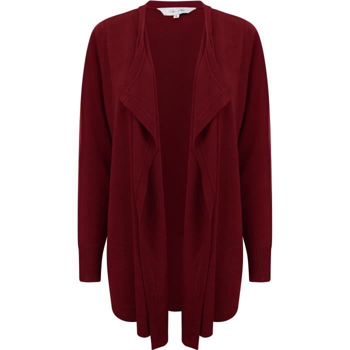 PLUM TREE Cardigan Uni Waterfall Rose Femme