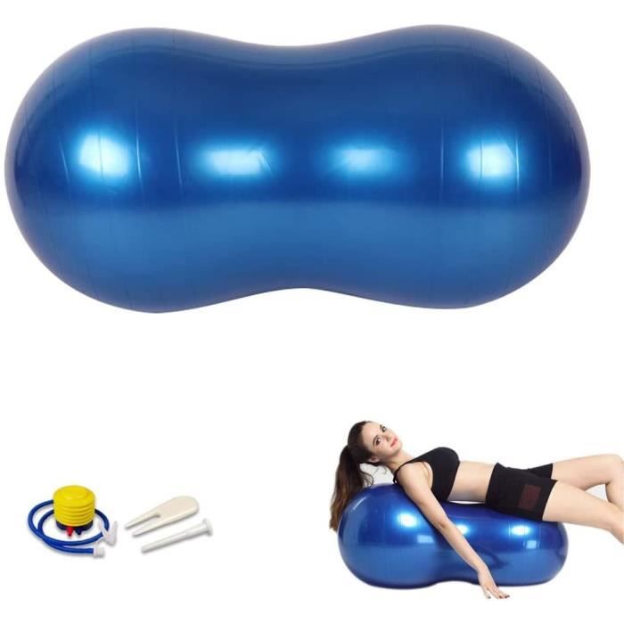 Balle de Gym cacahuète-Ballon de Gymnastique-Peanut Ball-Balle de thérapie-Gymnastique Balle-Swiss Ball-Yoga Balle, pour Yoga, 435