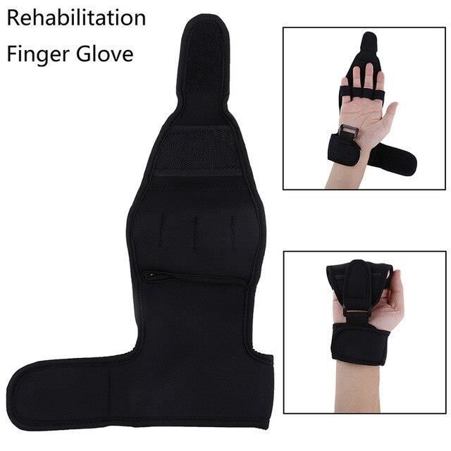 L8407 1PC efficace auxiliaire fixe gants rééducation outil d&#39entraînement main poing doigt gants pour course hémiplégie Patient