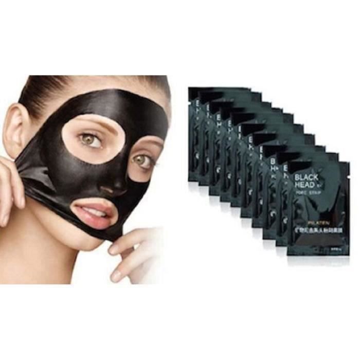 Black Mask - Lot de 10 Masques Anti Points Noirs