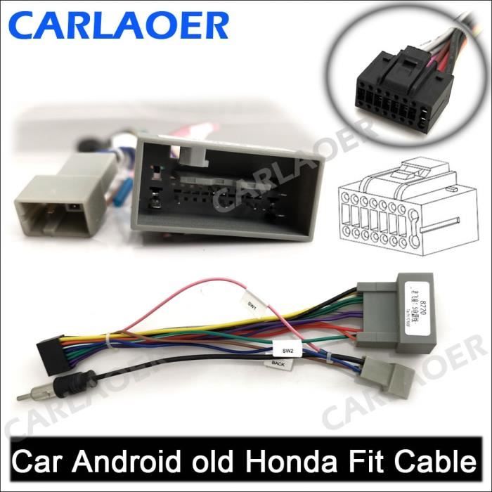 Pièces Auto,Câble autoradio 2 din pour voiture, Android, compatible avec l'extérieur, pour Suzuki, Buick, - Type Honda old Fit