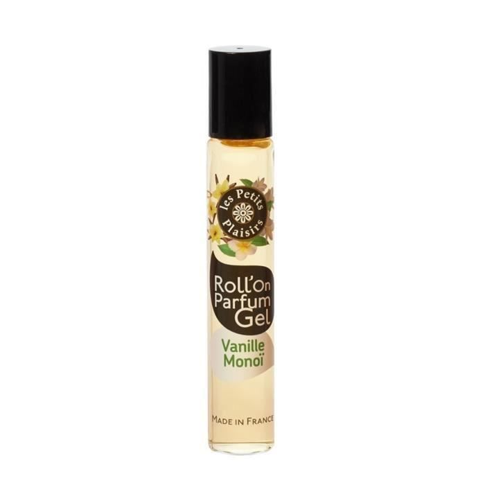 LES PETITS PLAISIRS Roll on parfum-gel - Vanille monoï - 20ml (Lot de 3)