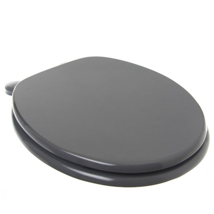 Abattant WC - Bois - Gris