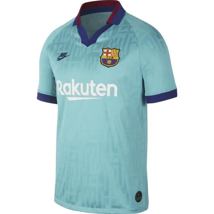 Maillot Nike Barcelone Third 2019-20 bleu vert homme