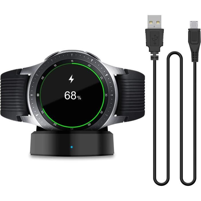 Chargeur Compatible avec Samsung Montre Connectée 42 mm & 46 mm, Remplacement Station d'accueil de Chargement FYOUNG pour Galaxy Wa