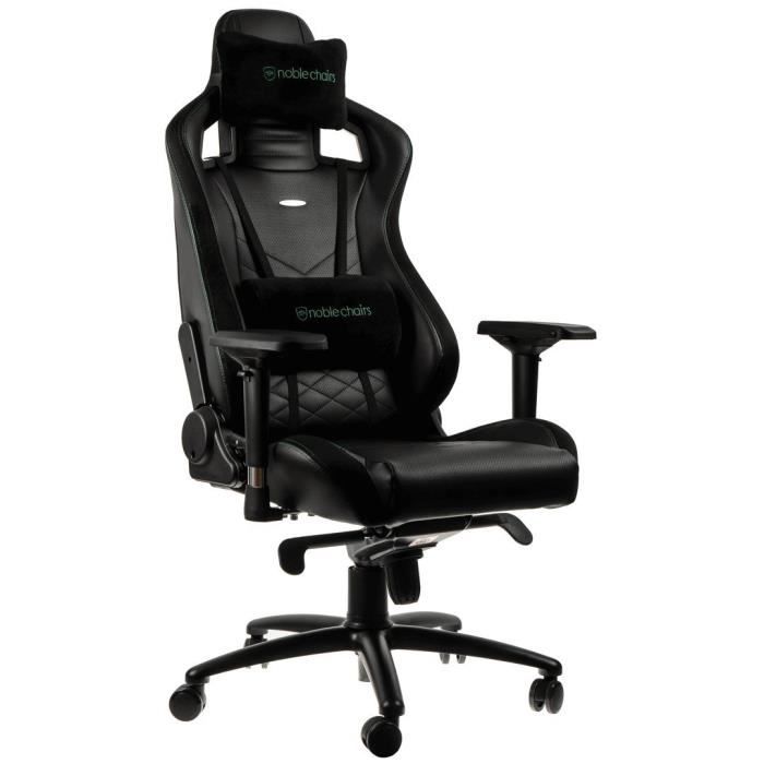 NOBLE CHAIRS Siège gamer Epic Series - Noir et vert